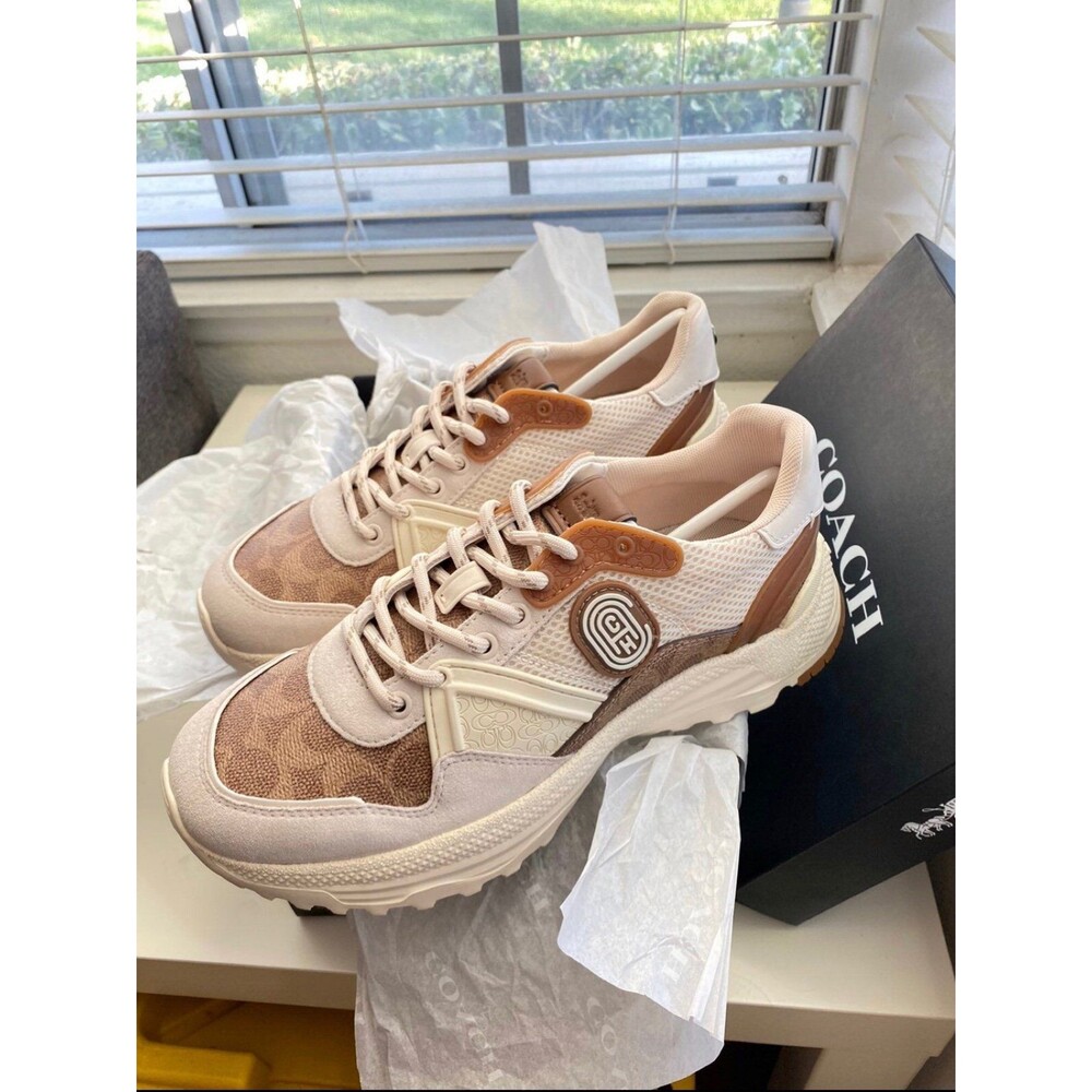 Coach mens sneaker C143 new in box size 9